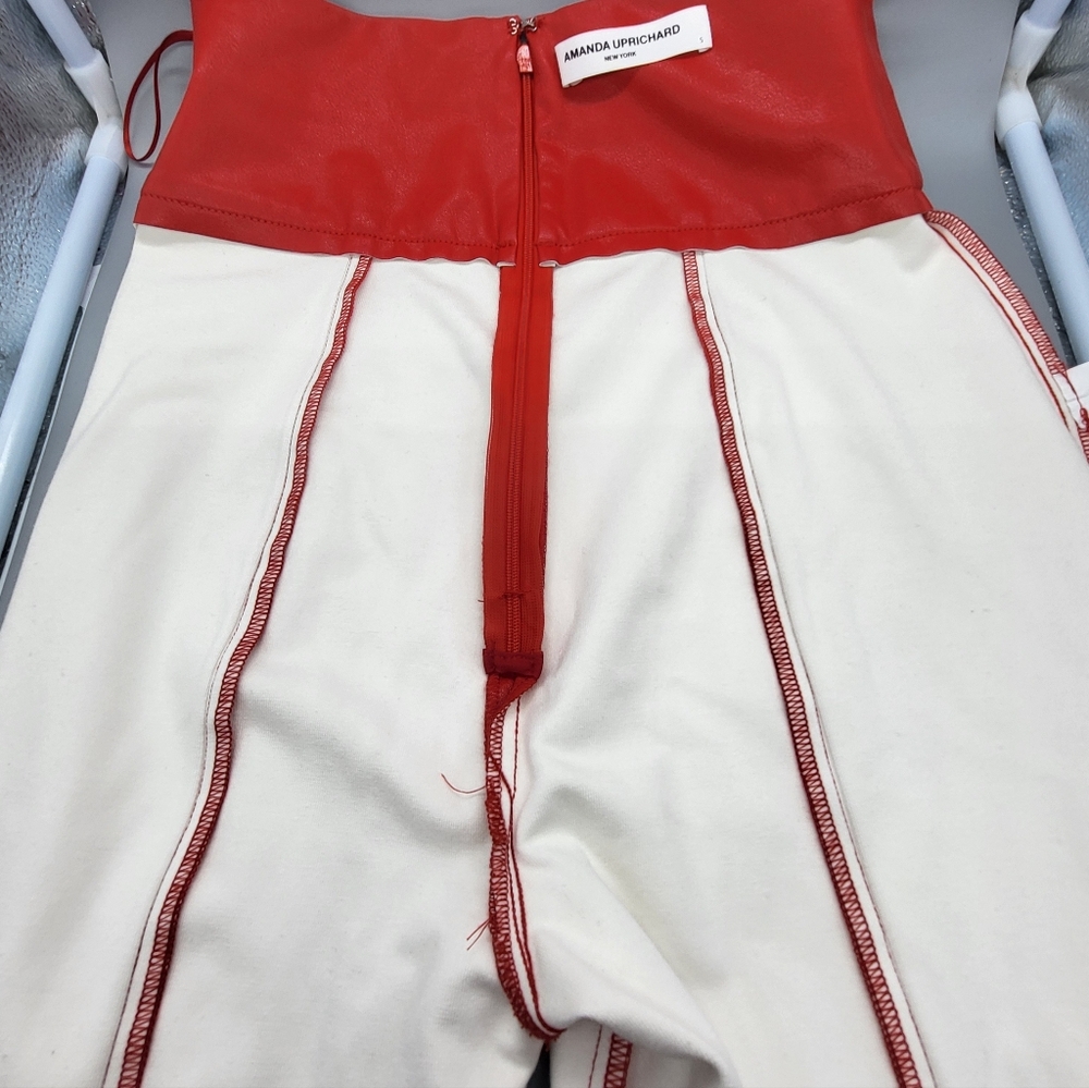 Amanda Uprichard Romana Pants in Lipstick - Picture 10 of 10